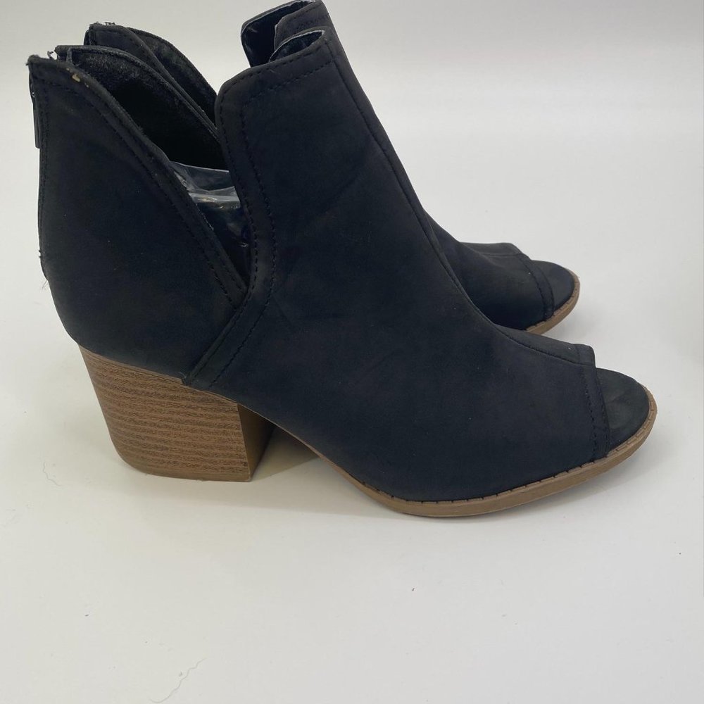 WOMENS QUPID‎ BLACK ZIPUP BOOTIES